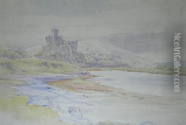 Dunvegan Castle, Skye From The South-east Oil Painting - John Adam P. Houston