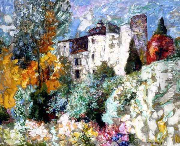 The Chateau in Summer Oil Painting - Victor Charreton