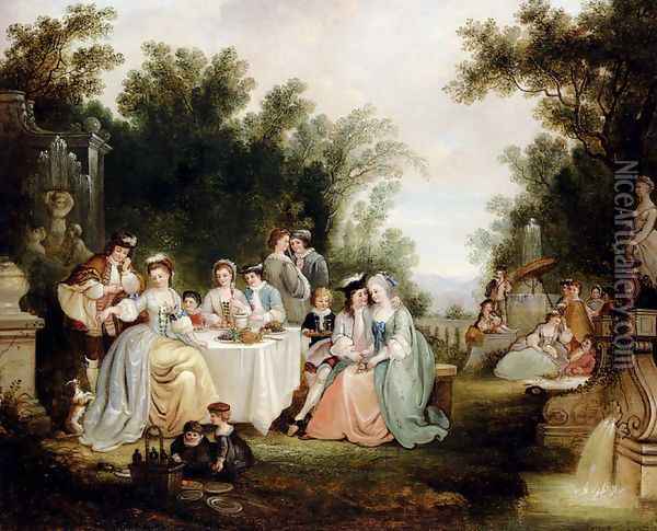 The Wedding Feast Oil Painting - Henry Andrews