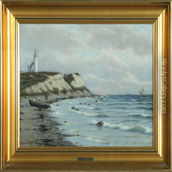 Marine Oil Painting - Johann Jens Neumann