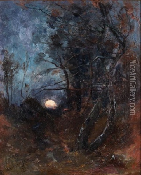 Crepuscule Oil Painting - Emile Noirot