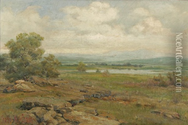 Champlain Valley - Vermont Oil Painting - Charles Abel Corwin
