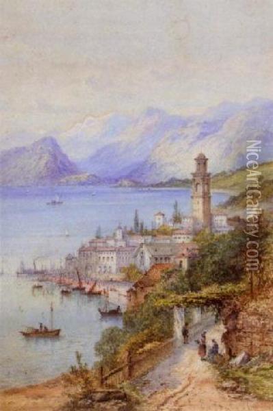 Coastal Scene Oil Painting - Angelos Giallina
