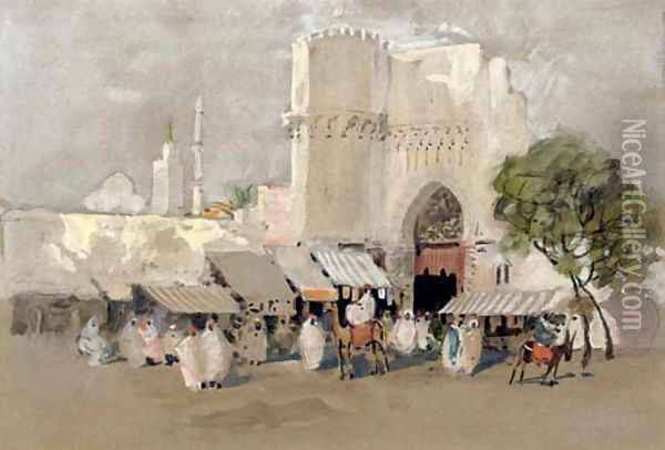 In Morocco Oil Painting - Hercules Brabazon Brabazon