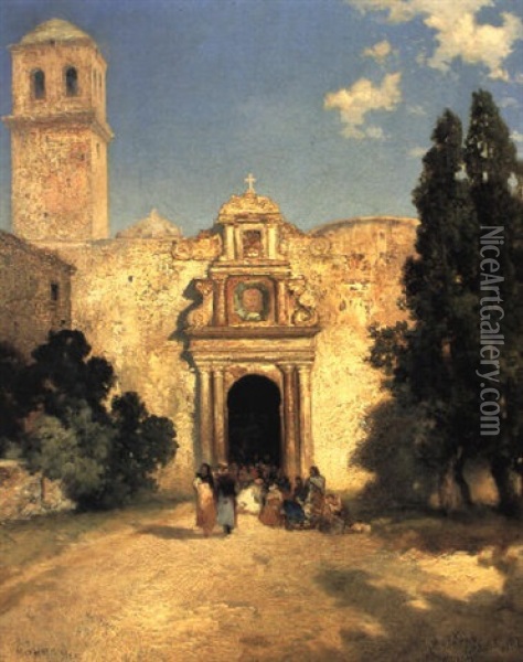 Maravatio, Mexico Oil Painting - Thomas Moran