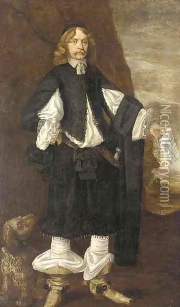 Portrait of a gentleman 3 Oil Painting - Bartholomeus Van Der Helst