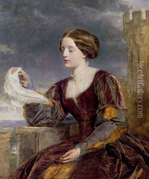 The Signal Oil Painting - William Powell Frith