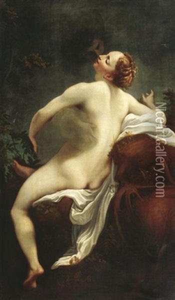 Jupiter Und Io Oil Painting -  Correggio