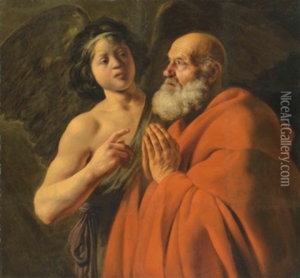 The Liberation Of Saint Peter Oil Painting - Jan Lievens