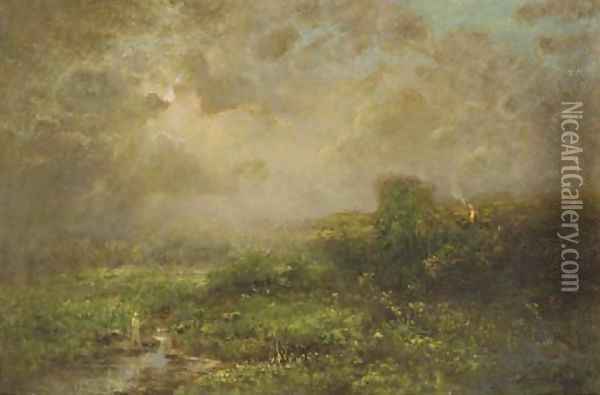 Sol's Glory Oil Painting - George Inness Jnr.
