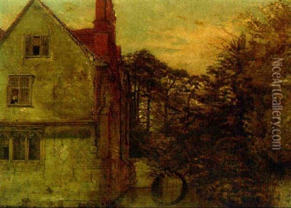 Baddesley Clinton House, Warwickshire Oil Painting - Charles Landseer
