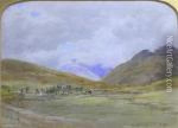 Mist On Ben Doran, Tyndrum Oil Painting - Waller Hugh Paton