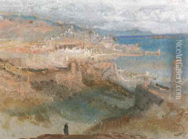View of Genoa, Italy Oil Painting - Joseph Mallord William Turner