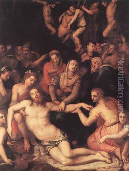 Deposition 1565 Oil Painting - Agnolo Bronzino