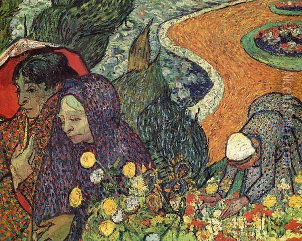 Memory Of The Garden At Etten Oil Painting - Vincent Van Gogh