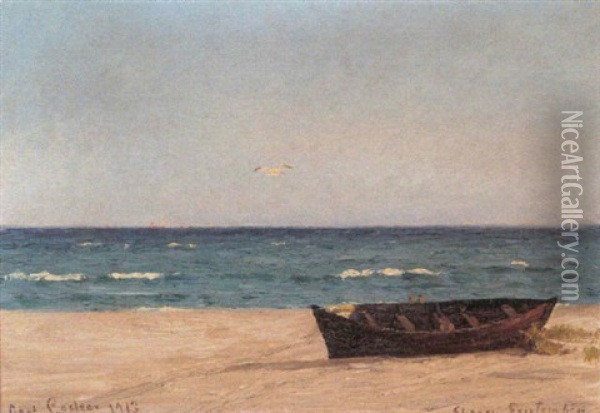 Septembersol Oil Painting - Carl Ludvig Thilson Locher
