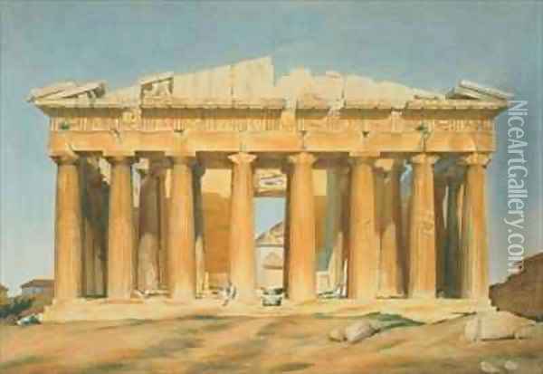 The Parthenon Athens Oil Painting - Louis Dupre