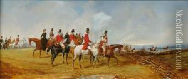 The Hunt Oil Painting - Robert Stone