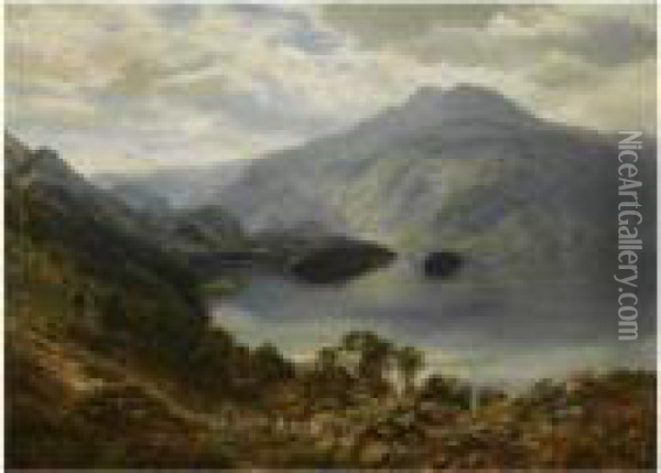 The Highland Shoot Oil Painting - Samuel Bough