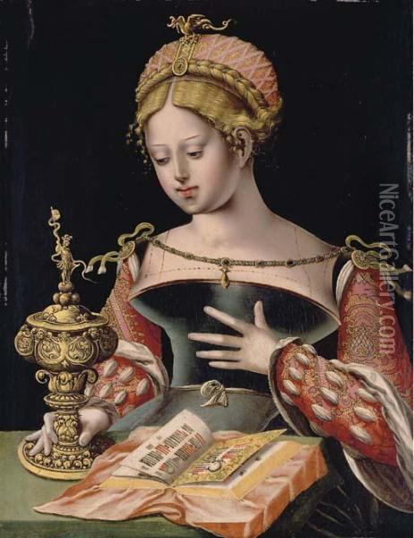 Saint Mary Magdalene Oil Painting - Barend Van Orley