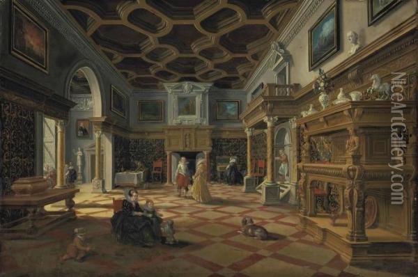 And Esaias Van De Velde Oil Painting - Bartholomeus Van Bassen