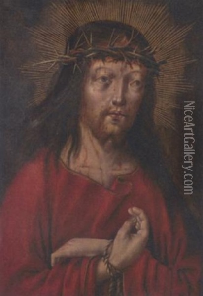 Ecco Homo Oil Painting - Dieric Bouts the Elder