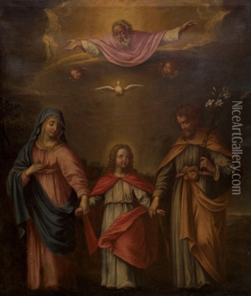 La Presentation De Jesus Par Marie Et Joseph Oil Painting - Peter Van Lint