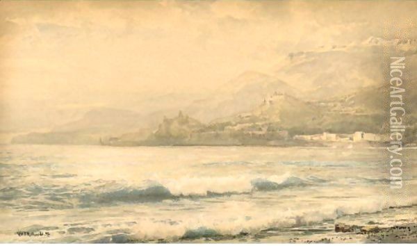 Seascape, Italy Oil Painting - William Trost Richards