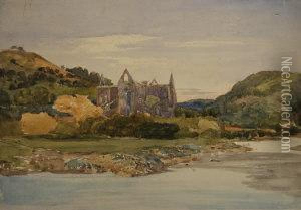 Tintern Abbey Oil Painting - James Bulwer