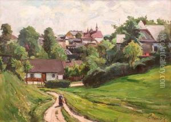 Rychnov - Sv. Havel Oil Painting - Josef Stolovsky