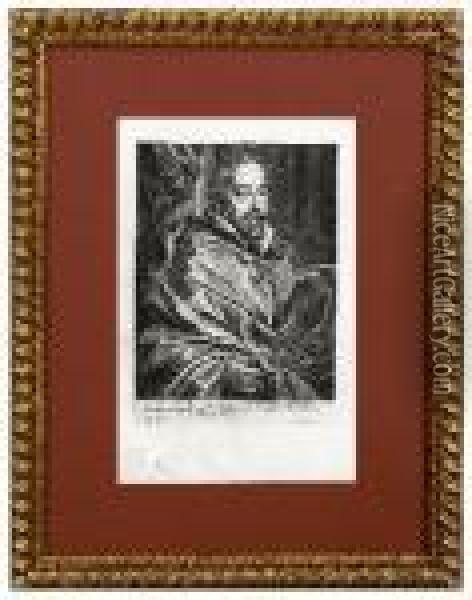 Retrato Del Episcolap Antonius Triest Oil Painting - Peter De Jode