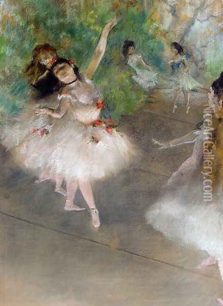 Dancers Oil Painting - Edgar Degas