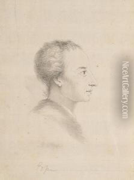Portrait Of Alexander Pope Oil Painting - Richardson. Jonathan