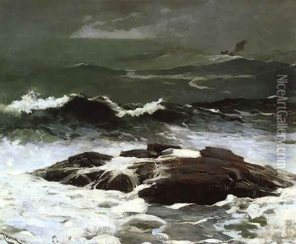 Summer Squall Oil Painting - Winslow Homer