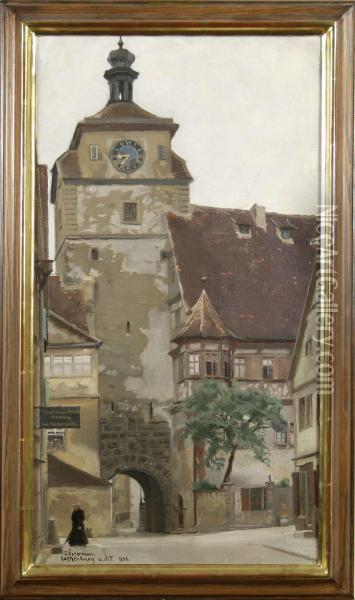 Rothenburg Oil Painting - Emil Osterman