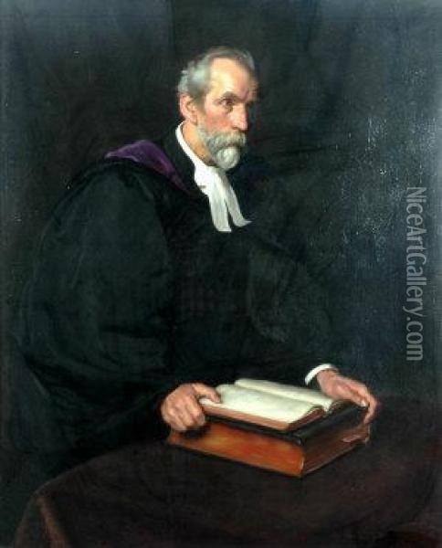 The Rev. Daniel Mclean, Bd Oil Painting - John Henry Lorimer
