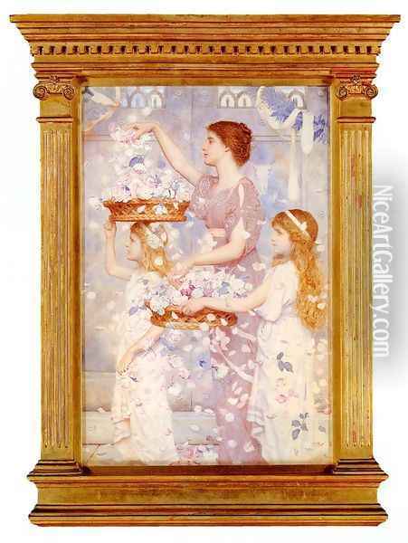 The Empress Comes (or Poppaea Comes) Oil Painting - George Lawrence Bulleid