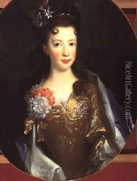 Princess Louisa Maria Teresa Stewart Oil Painting - Largilliere, Nicholas de