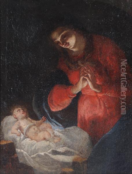 La Vergine Con Il Bambino Oil Painting - Antonio Balestra