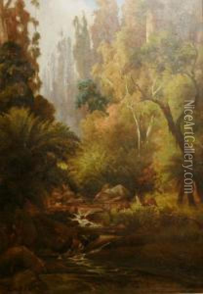 Oil On Canvas Oil Painting - Harry George Webb