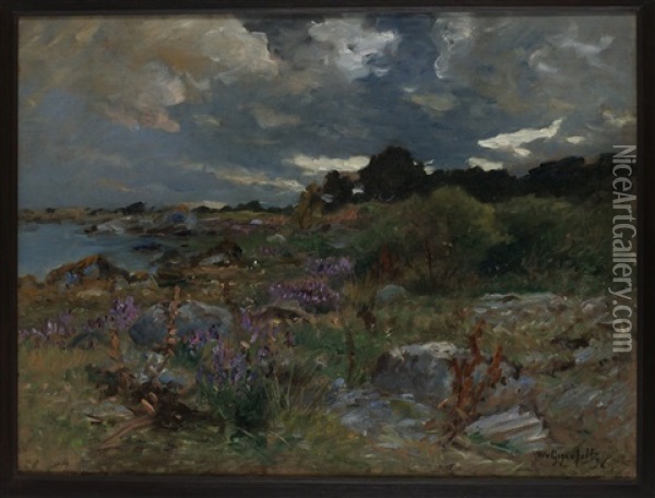 Strandlandskap, Torekov Oil Painting - Wilhelm von Gegerfelt