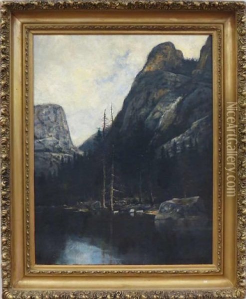 Eagle Cliff, New Hampshire Oil Painting - William Henry Hilliard