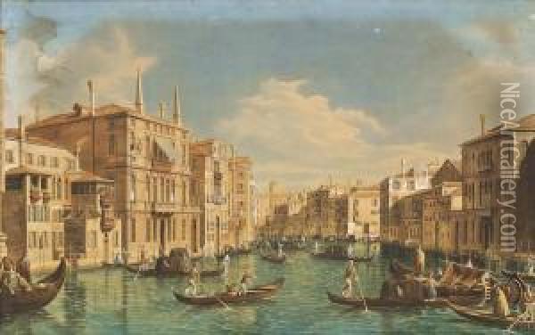 Isabella Harriet Wingfield On The Grand Canal, Venice Oil Painting - Isabella Harriet Wingfield