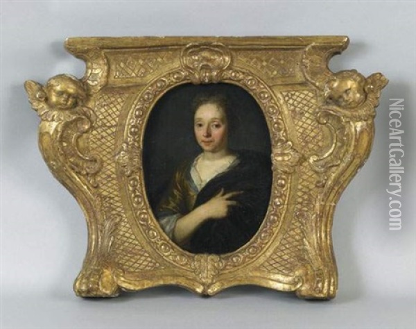 Portrait De Madame Bejart (?) Oil Painting - Nicolaes Maes