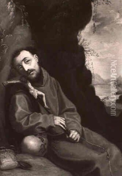 Saint Francis Oil Painting - Ludovico Carracci