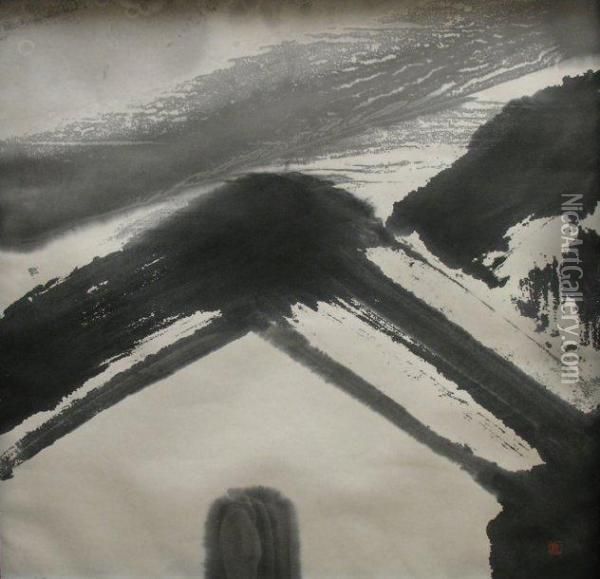 Sans Titre, (la Montagne) Oil Painting - Gao Jian