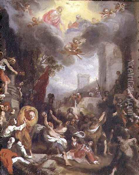 Martyrdom of St. Stephen, 1527 Oil Painting - Lodovico Cardi Cigoli