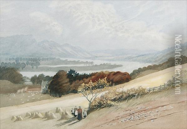 Loch Lomond Oil Painting - William Hackstoun
