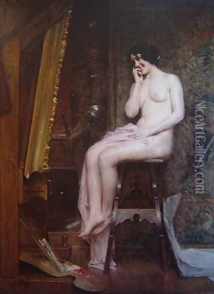 Nude woman Oil Painting - Leon Francois Comerre