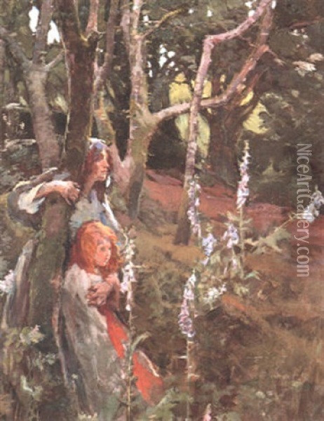 The Enchanted Wood Oil Painting - Elizabeth Adela Forbes